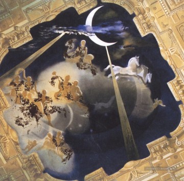  fond - Plafond de la Salle du Château de Gala au Pubol surréaliste